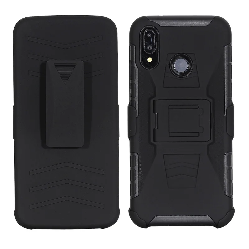 

Armor Case Cases Shockproof Kickstand Belt Clip Back Cover Capa For Huawei Mate 20 Lite Pro Nova 3e RU Honor 7A 7C 7S 10 Lite