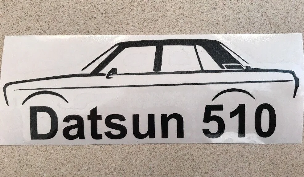 Наклейка для Nissan Bre (2 шт.) DATSUN 510|Наклейки на автомобиль| |