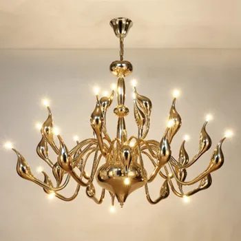 

Modern Led Chandelier Art Deco European Candle LED Chandeliers Ceiling Bedroom Living Room Dinning Room Decoration Chandelier