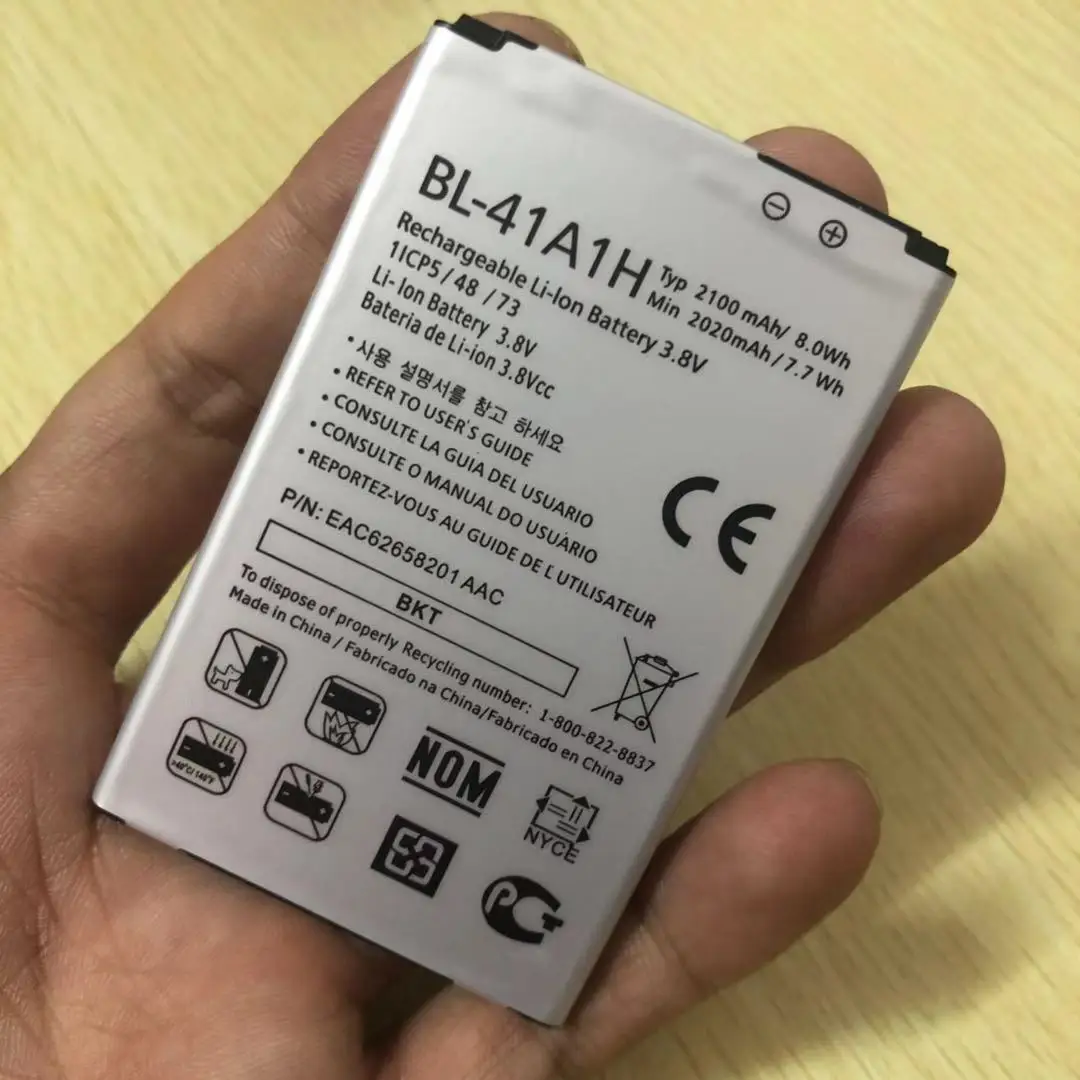 10 шт. OHD BL-41A1H Аккумулятор для LG Optimus F60 MS395 D390N Tribute VS810PP Transpyre LS660