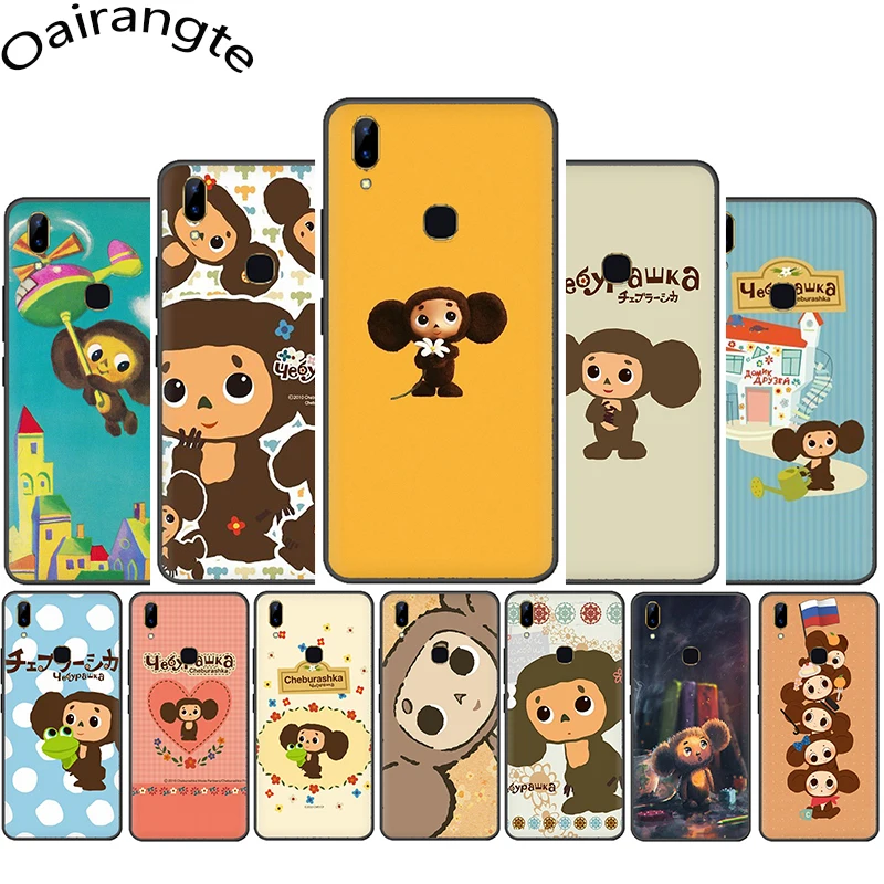 Мягкий силиконовый чехол Cheburashka для телефона VIVO Y17 53 69 71 81 83 91 V5 7 9 11 15 Z5X | Мобильные