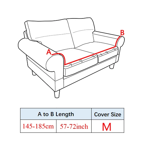Серые чехлы для диванов, жаккардовые чехлы с юбкой, универсальные эластичные чехлы для диванов, Защитные чехлы для мебели для гостиной, кресла для влюбленных - Цвет: M 145-185cm
