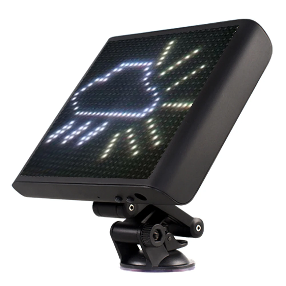 

Controlled Emoji Car LED Display Screen Adjustable Bluetooth App for iOS Android Car Styling