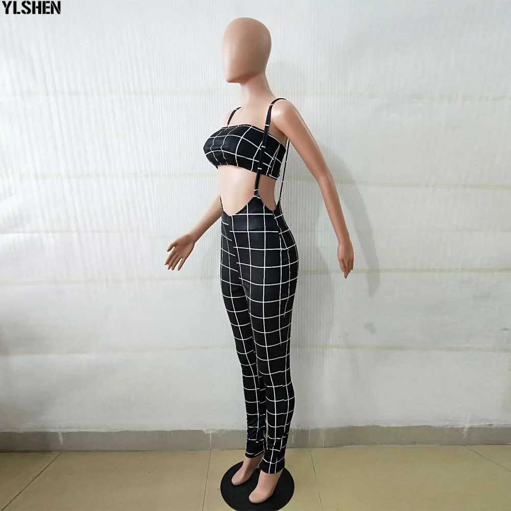 Plus Size 2 Two Piece Set Bodycon Jumpsuit for Women Sexy Matching Sets Bodysuit Tops + Pants Suit Woman Outfits Two Way to Wear 27