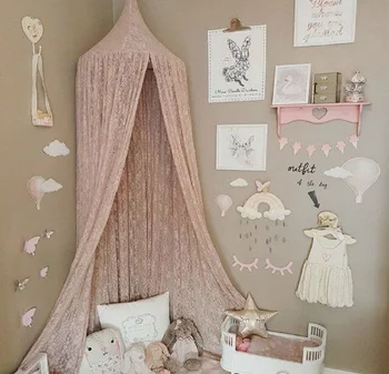 

Lace Mosquito Bet for Kids Bed Baby Mosquito Netting Princess Mosquito Mesh for Girl Bed Curtain For Baby Kids Home Decoration