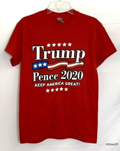 

Trump Pence 2020 Men T-Shirt Red Color Size S-3XL