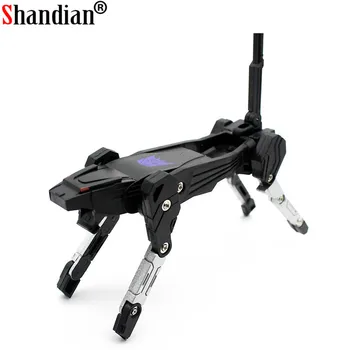 

SHANDIAN Hot sale U disk 32g special offer cartoon character u disk 16g cool transformation robot gift U disk 64G free shipping
