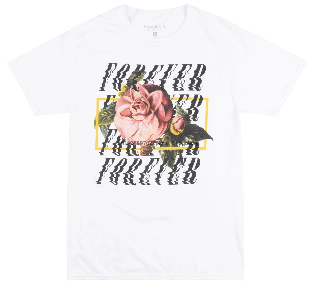 PACSUN FOREVER ROSE T SHIRT MENS 