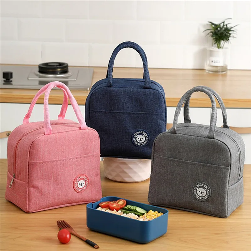 Lunch Bag Insulated Cold Solid Picnic Carry Case Thermal Portable Box Bento Pouch Container Food Storage Bags | Дом и сад