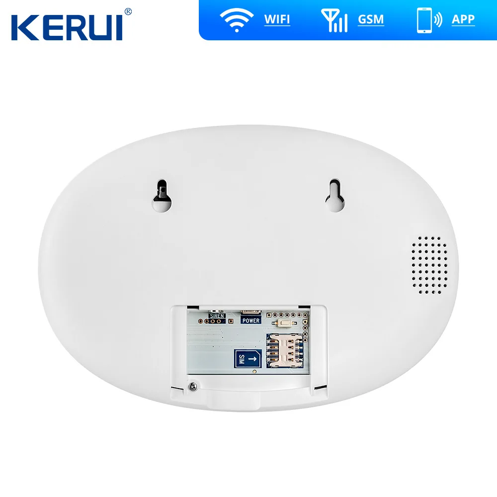KERUI W20 GSM Wi Fi сигнализация 2 4 дюйма Сенсорная панель охранная APP RFID мини подвижная