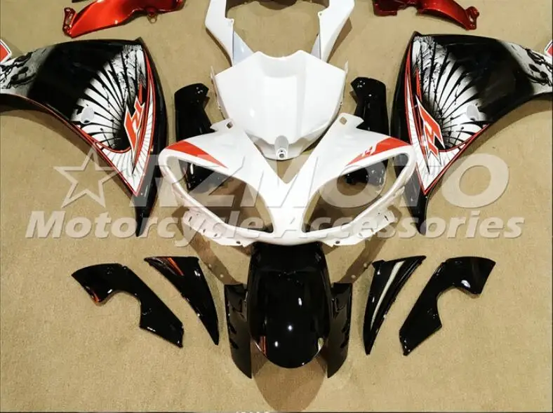 ABS форма мотоцикла Обтекатели подходят для Yamaha YZF-1000-R1 2009 2010 2011 09 10 11 обтекатель кузова набор на заказ белый черный красный