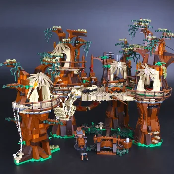 

05047 06066 1990PCS Star Plan Wars Ewok Village Building Blocks Toys Bricks for Children compatible with 10236 christmas gift
