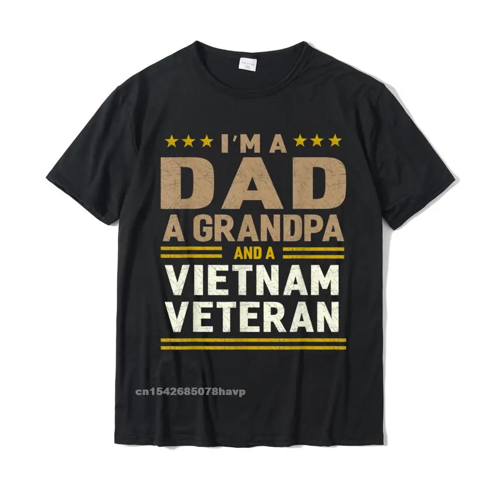 Group Gift Fall Pure Cotton Round Collar Men Tops T Shirt Custom Tops Tees 2021 Discount Short Sleeve T-shirts Dad Grandpa Vietnam Veteran Vintage Top Mens Gift T-Shirt__775.Dad Grandpa Vietnam Veteran Vintage Top Mens Gift T-Shirt  775 black.