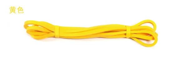 Замкнутый ремень сопротивления эластичная повязка Экипировка жевательная резинка для фитнеса, Тяговая веревка резинки спортивные Йога упражнения гимнастический эспандер - Цвет: yellow