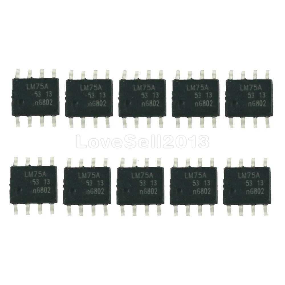5Stks LM75AD LM75A NXP SOP-8 I2C Digital Temperature Sensor IC 