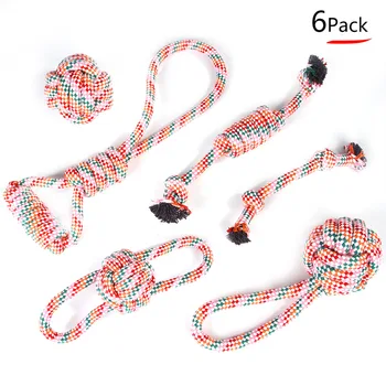 

New Transfer Pet Supply Toys Chew Teeth Clean Outdoor Training Fun Playing Green Rope Ball For Large Small Dog Cat