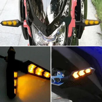 

4Pcs Turn Signal lights Aluminum Indicators Waterproof 12V-60V Replacement