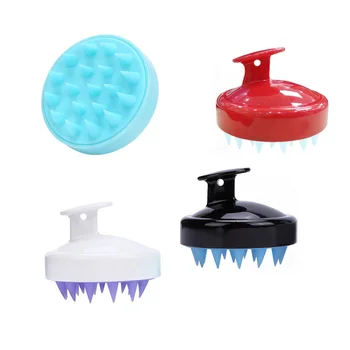 

4PCS Silicone Shampoo Brushes Head Massage Brushes Scalp Massager Hair Salon Brushes for Women Men