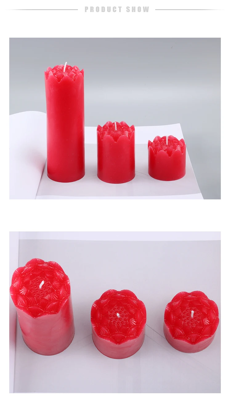 莲花蜡烛模具_03