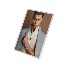 PS прозрачная настольная рамка карта дисплей стол меню услуги ярлык плакат фото подставка для картин Офис Дом школа Ресторан