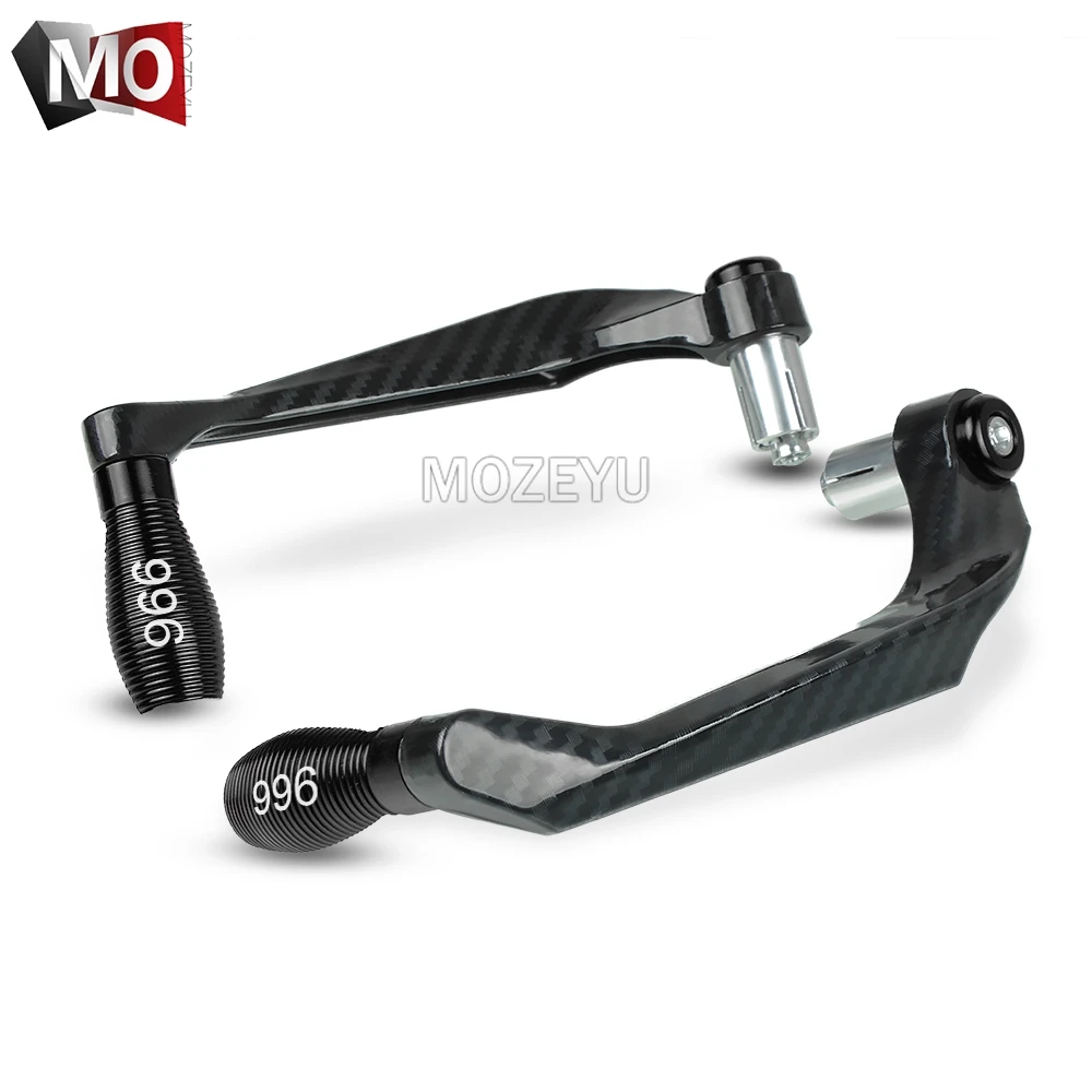 Для Ducati 996B 996S 996R Hypermotard Superbike 996 мотоцикл 7/" 22 мм руль тормоза сцепления Рычаги протектор Защита Proguard - Цвет: Black
