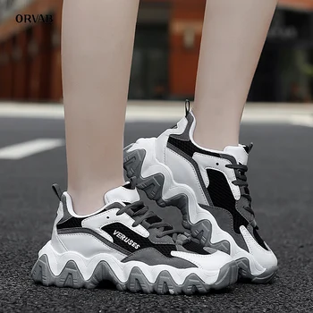 

2020 Mode Schoenen Vrouw Balck Wit Sneakers Vrouwen Platform Sneakers Tenis Feminino Luxe Designer Vader Casual Schoenen Maat