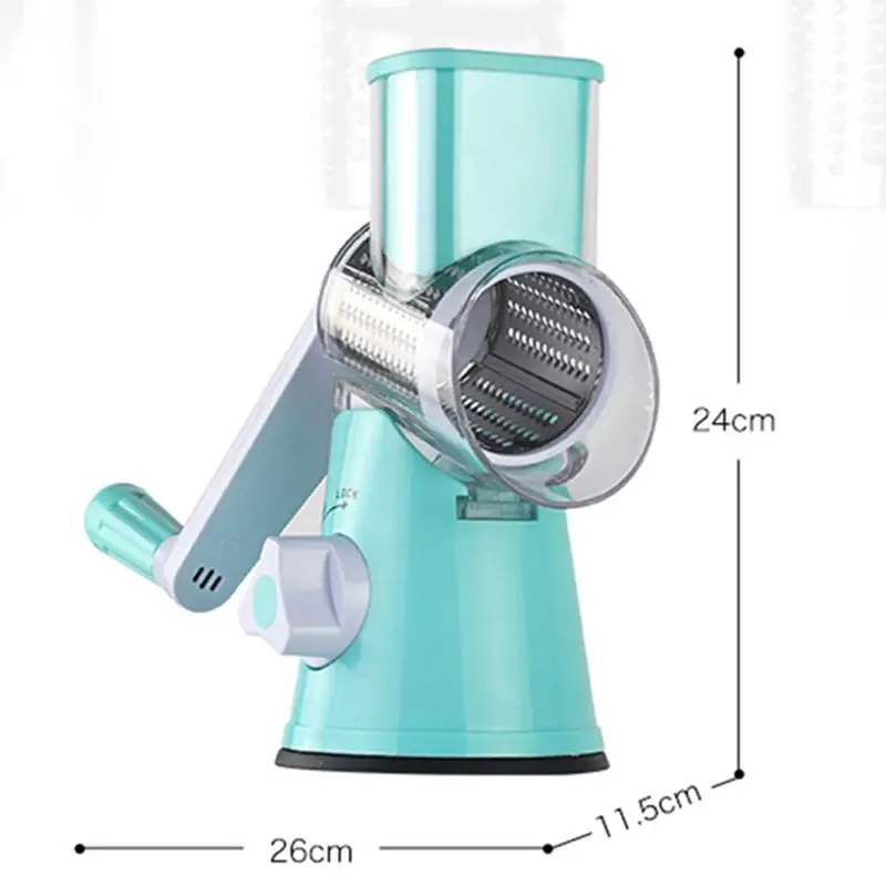 

Hot Sale Manual Vegetable Cutter Slicer Kitchen AccESSories Multifunctional Round Mandoline Slicer Potato Cheese Kitchen Gadgets