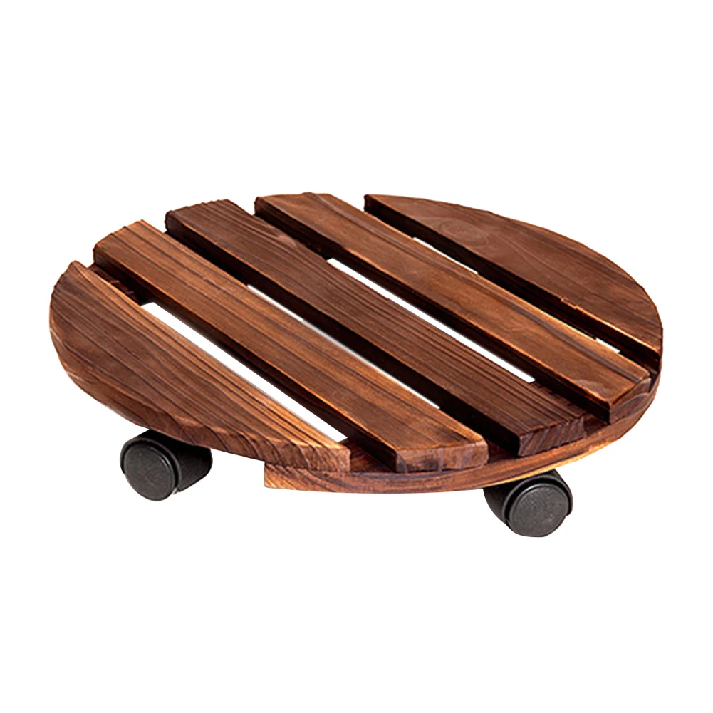 

Decorative With Wheel Removable Indoor Outdoor Moving Garden Tools Universal Holder Planter Flowers Base Pot Tray Stand Home