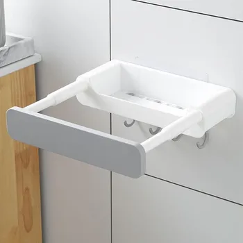 

Storage Holders Telescopic Hook Storage Rack Organization Hidden Bathroom Kitchen Goods Retractable Washbasin Shelf