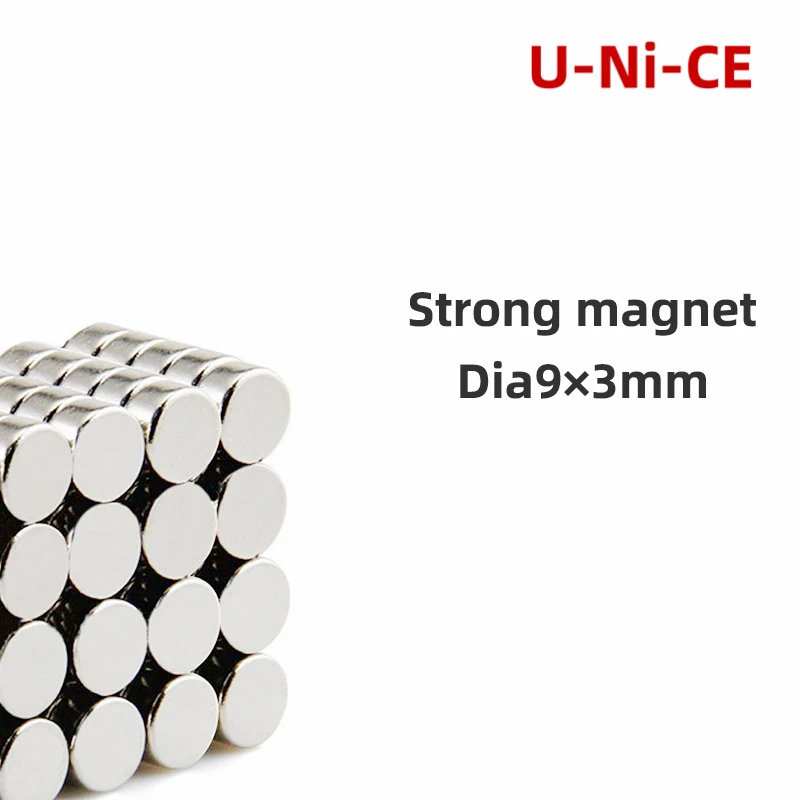 10/30/100 шт. 9 мм х 3 мм Сильный диск редкоземельный магнит 9X3 Неодим N35 мини маленькие круглые магниты 9*3 мм