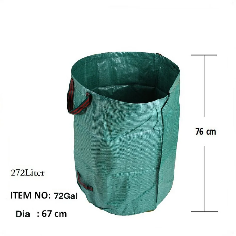 Портативная Складная Выдвижная садовая мусорная корзина с листьями мешок для