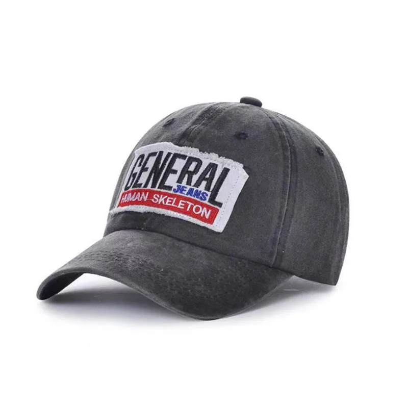 Темно-серый Бейсбольная кепка Borduren snapback hoed voor Весна mannen vrouwen Katoen повседневные сетчатые кепки Хип-Хоп Кепка унисекс pet groothandel - Цвет: Темно-серый