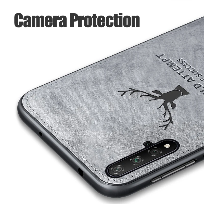 Чехол для Honor 9x9 10 20 10i 20i Lite, тканевый чехол с рогами, Мягкий тканевый бампер, чехол для Honor 9x PRO Honor 20i 10 lite 10i