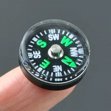 Открытый выживания кемпинга микро-кнопка вверх Компас/компас ночной Светильник Hands Mini