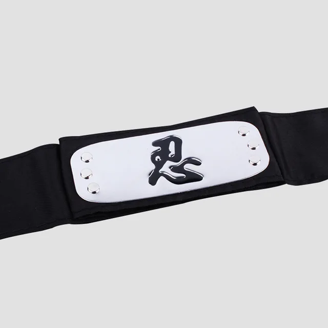 Japanese Hot Anime Uchiha Sasuke Kakashi Cosplay headband Costumes Accessories toys Props Anime headband Props 16