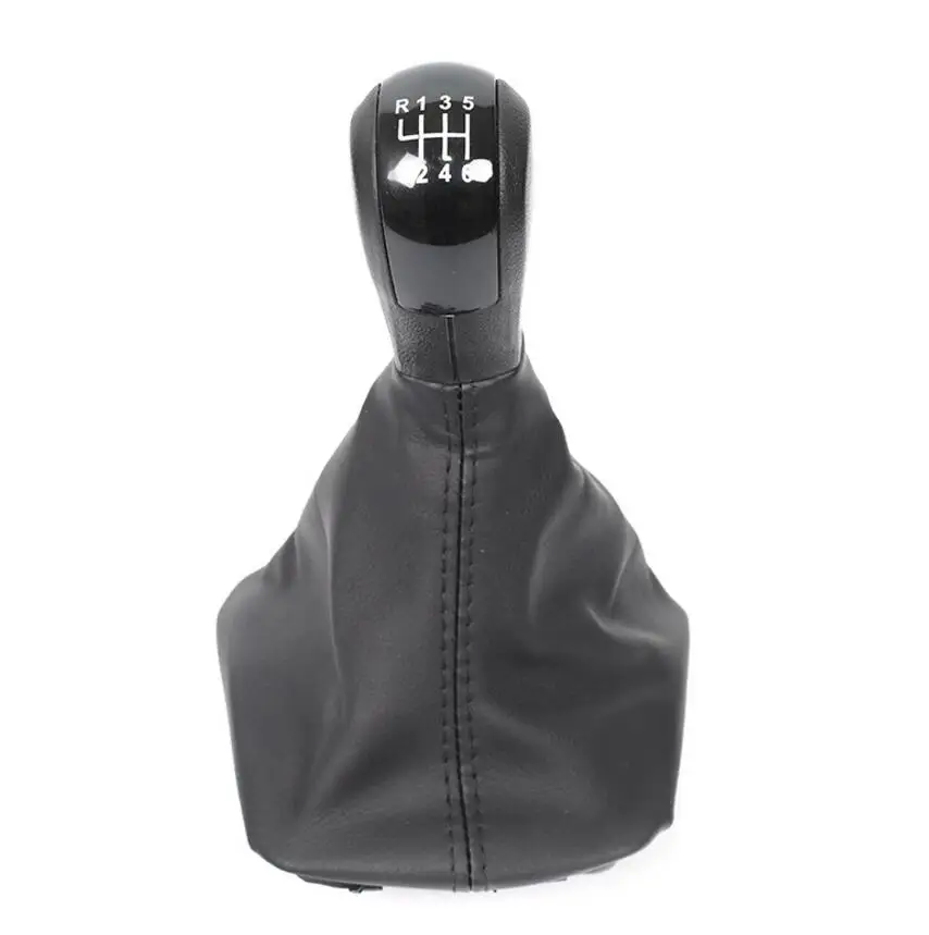 Черный для Skoda Octavia 2 A5 2004 2005 2006 2007 2008 2009 2010 Новый 5 скоростей 6 Ручка Переключения