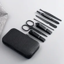 10/7 Профессиональный Нержавеющая сталь Пинцет ногти искусство машинка для стрижки, пинцет для выщипывания, Ножи Маникюр Резак ногтей Маникюр Педикюр J75