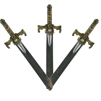 

Children's Toy Sword Sword Plastic Sword Boy Swordsman Shield Weapon Student Safety Simulation Sword Model Weapon