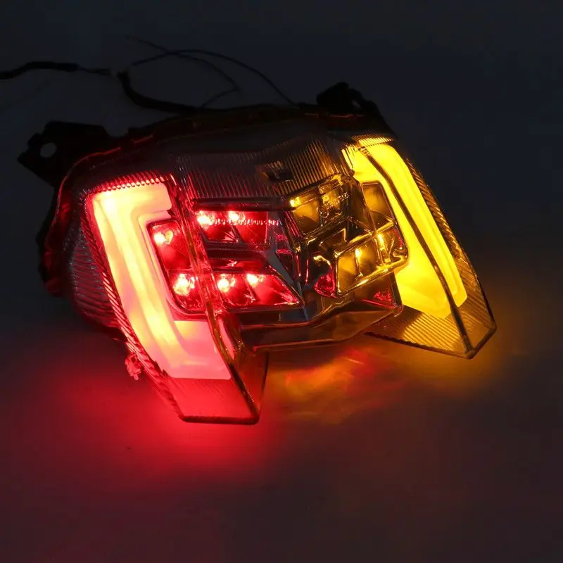 

For Yamaha MT-09 MT09 MT 09 2017 2018 2019 Motorcycle LED taillight Brake Rear Warning Turn Signal Indicator Lamp Tail Light