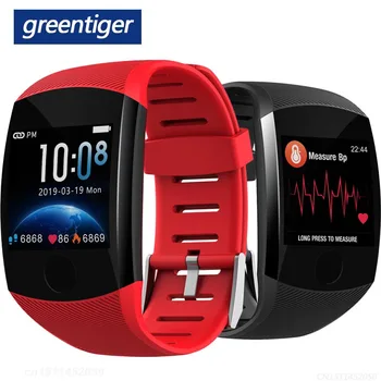

Greentiger Q11 Smart Watch Waterproof Fitness Tracker Heart Rate Monitor Blood pressure Smart Bracelet photography Stopwatch