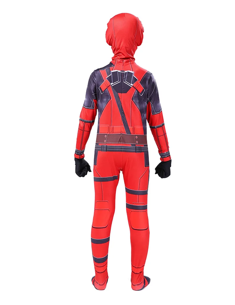 Máscara De Deadpool Para Cosplay Y Halloween - Zenpool (talla única, Color Rojo)