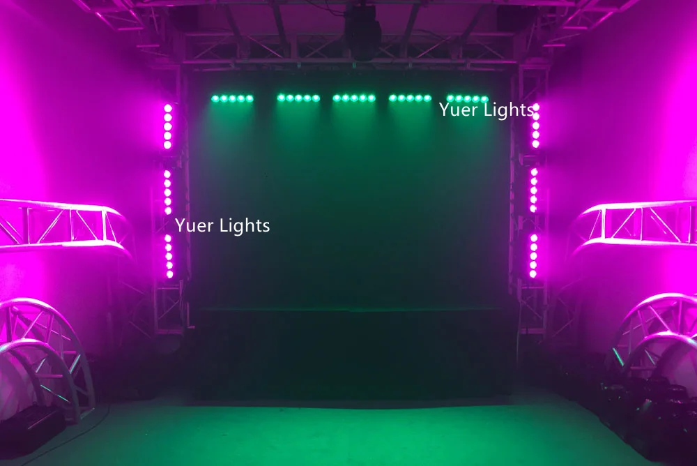 Настенный светильник для дискотеки IP55, 5X20 Вт, RGB, 3 в 1, настенный светильник-мойка для сцены, водонепроницаемый стробоскопический светильник, диджейская настенная мойка