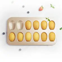 12Cup антипригарный Мадлен Пан в форме ракушки из углеродистой стали формы для выпечки инструменты M68E