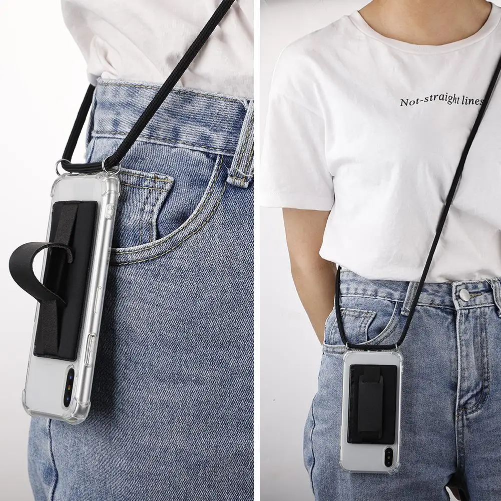 Чехол для телефона с кошельком чехол для карт s Lanyards для iPhone 11 Pro Max 6S 6 7 8 Plus XS Max прозрачный шнур для 5S 5 SE X XR