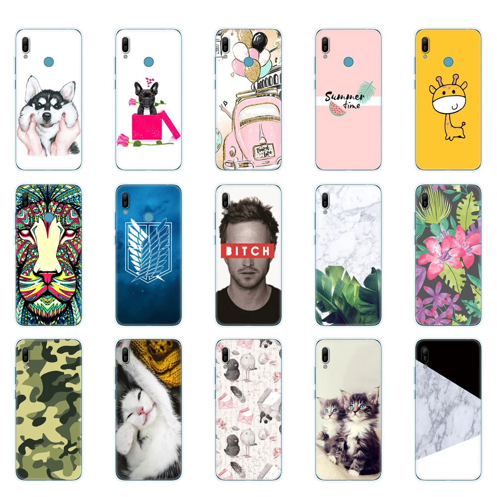 Per Huawei Y6 2019 Custodia Huawei Y6 2019 Custodia Morbida In Silicone Custodia Morbida Per Huawei Y6 2019 Mrd-Lx1 Mrd-Lx1F Y6 Pro Y6Prime