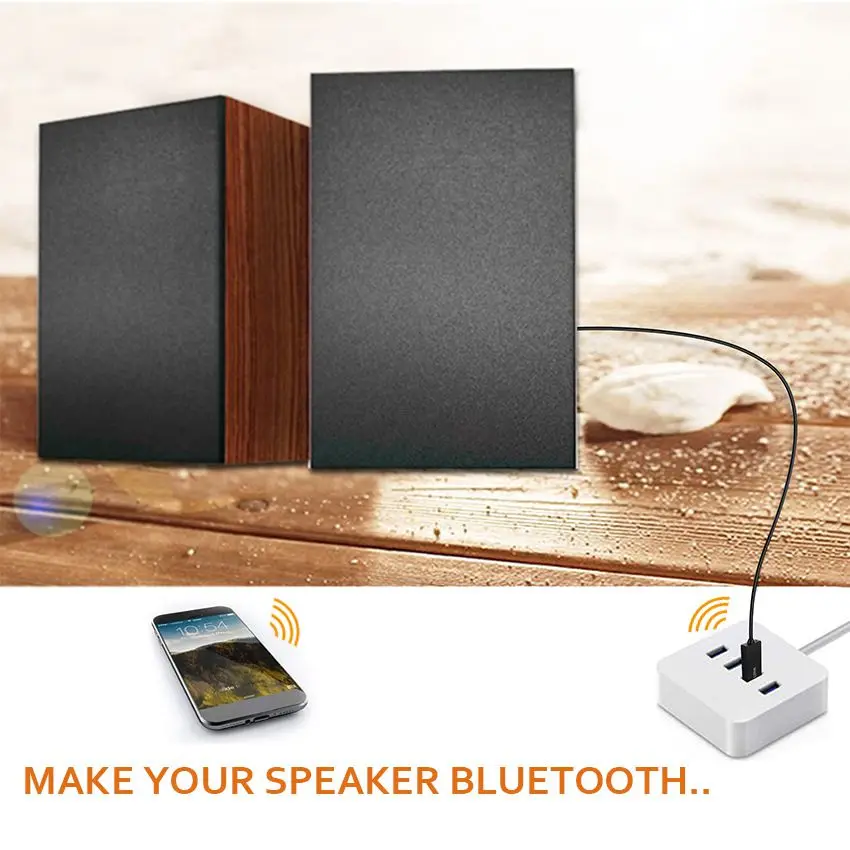 1 шт. Мини Bluetooth приемник беспроводной музыкальный адаптер с микрофоном 3,5 мм AUX Jack аудио рецептор