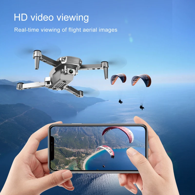 New Fpv Mini Drone With/without HD 4K Dual Cameras Wifi Foldable Drones With Camera Hight Hold RC Quadcopter Dron Toy Gift
