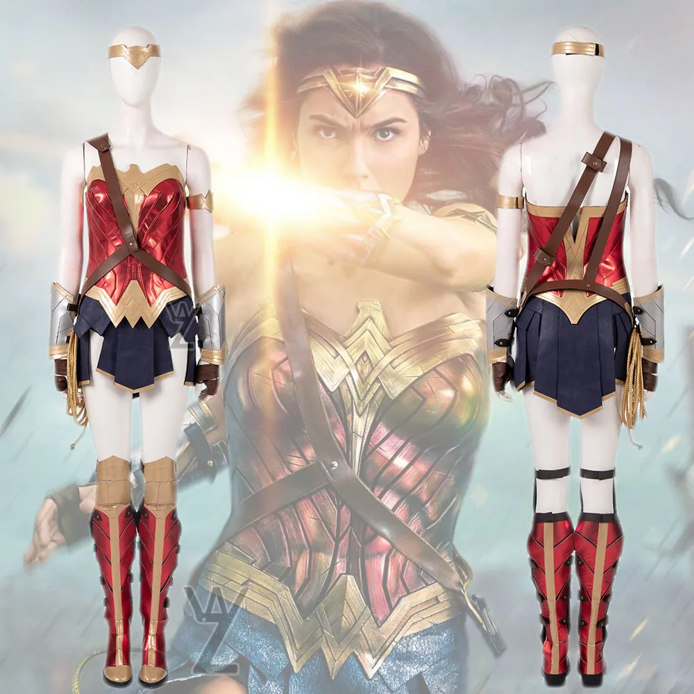 Хэллоуин сексуальный костюм Diana Prince чудо женщина 1984 Косплей Женская мини юбка