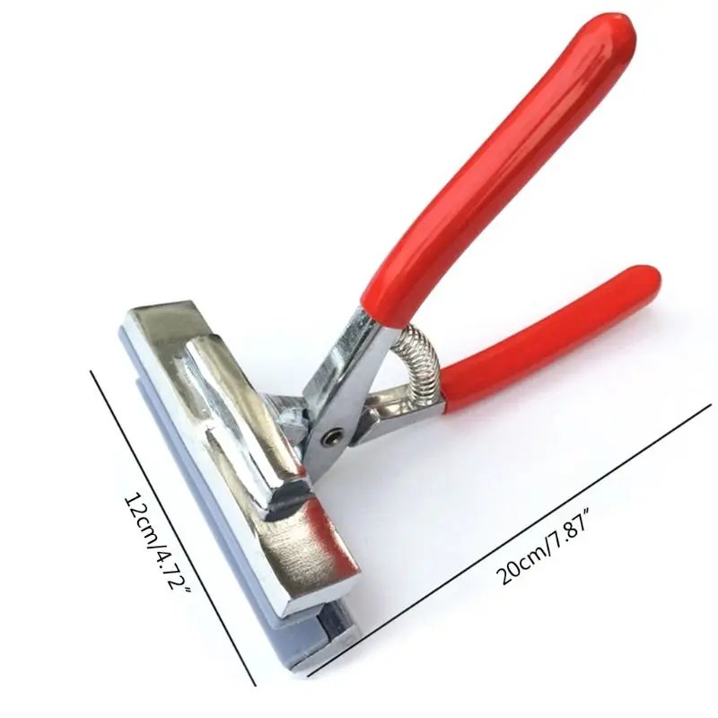 12 см масляные плоскогубцы для рисования зажим с красной ручкой растягивается холст ткань широкий челюсти инструмент для натяжения для рекламы печати