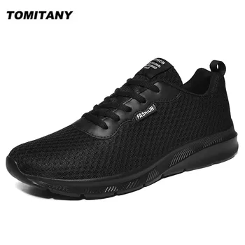 

2020 Sneakers Men Shoes Casual Lace-up Mesh Breathable Lightweight Comfortable Shoes Fashion Men Flat Footwear Zapatillas Hombre